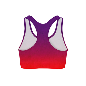 SagaFit™ Stained Triangles Sports Bra
